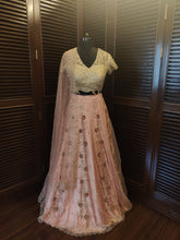 Load image into Gallery viewer, Peach lehenga ( price on request)