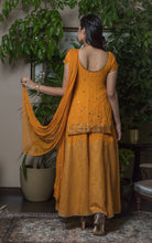 Load image into Gallery viewer, Mango gota putti sharara