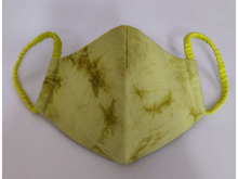 Load image into Gallery viewer, Lime Green Tie Dye Mask