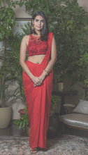 Load image into Gallery viewer, Red sequin blouse

