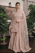Load image into Gallery viewer, Dupatta old rose organza
