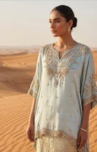 Load image into Gallery viewer, Kaftan with pants in teel ice
