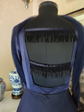 Load image into Gallery viewer, Navy blue sequence work anarkali
