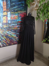Load image into Gallery viewer, Black anarkali gown
