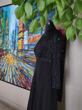 Load image into Gallery viewer, Black anarkali gown
