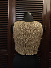 Load image into Gallery viewer, lace and sequin  work blouse
