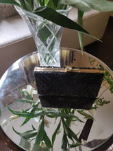 Load image into Gallery viewer, Black clutch bag
