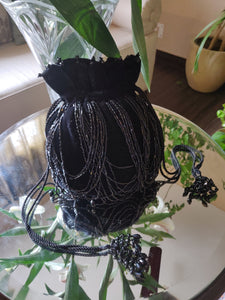 Potli fringe black