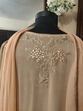 Load image into Gallery viewer, Champagne   peach  gotapati suit
