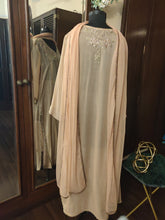 Load image into Gallery viewer, Champagne   peach  gotapati suit
