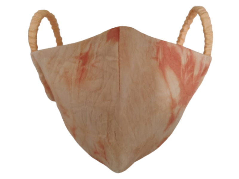 Tangerine Tie Dye Mask